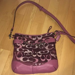 Purple/pink Coach Purse